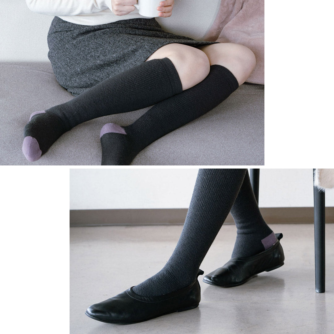 MAEE（マエエ） コンプレッションソックス ボアタイプ / 着圧ソックス