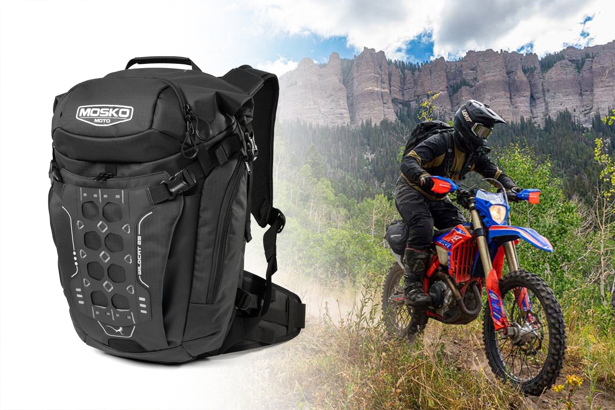 MOSKO MOTO INTRODUCES THE NEW 25L WILDCAT BACKPACK - Upshift