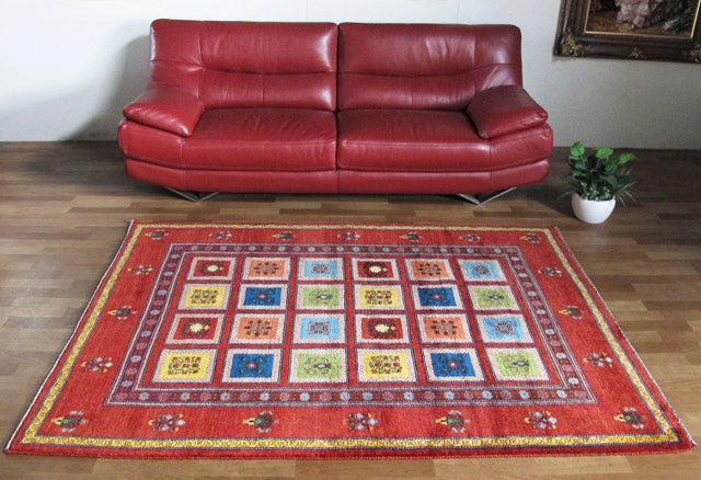 ゾランヴァリ,ギャッベ,ルリバフ,210×155cm｜ペルシャ手織りラグ