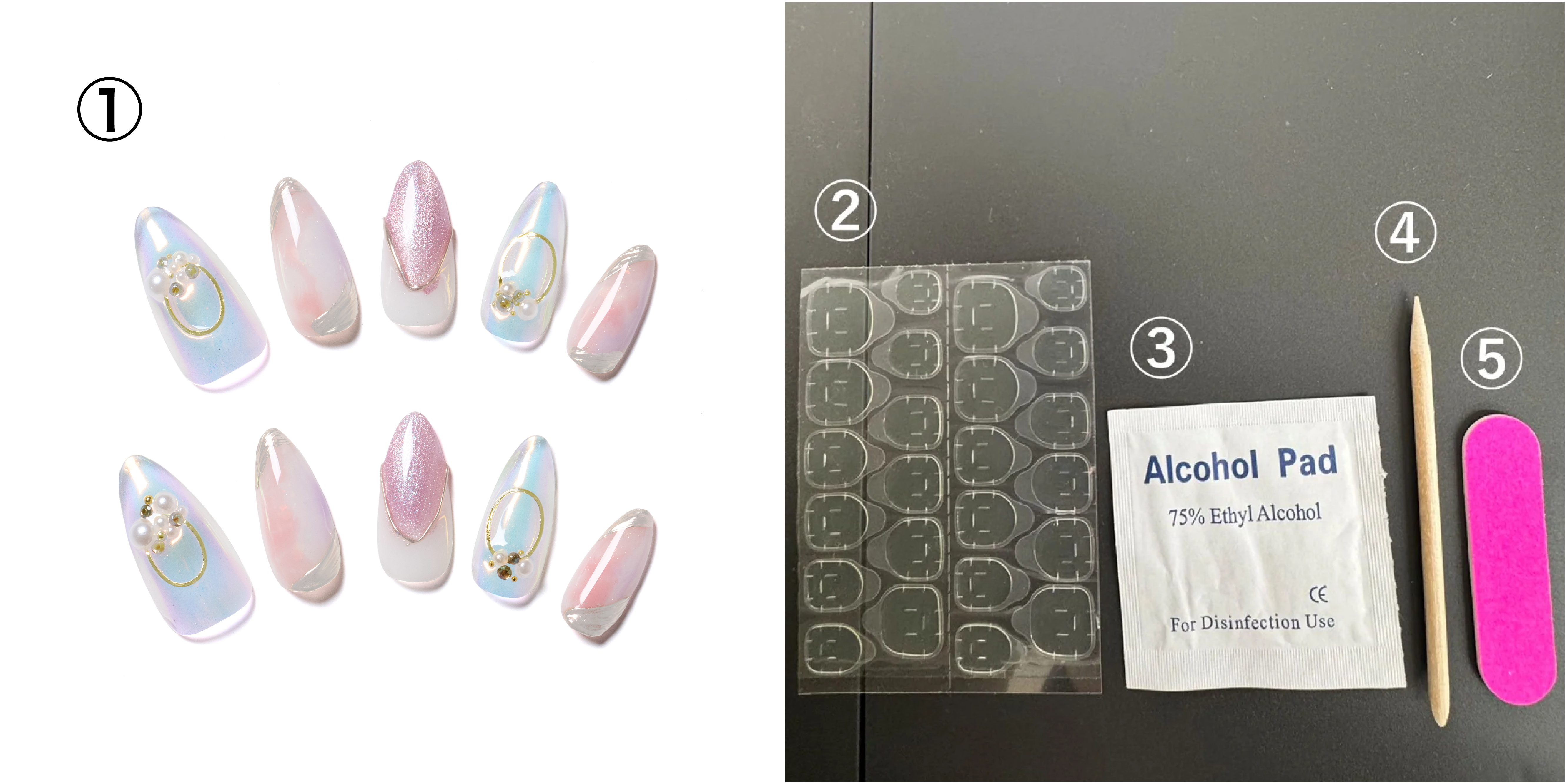 イロミッケ ネイルチップ NIN01 – iromikke produced by aZTK