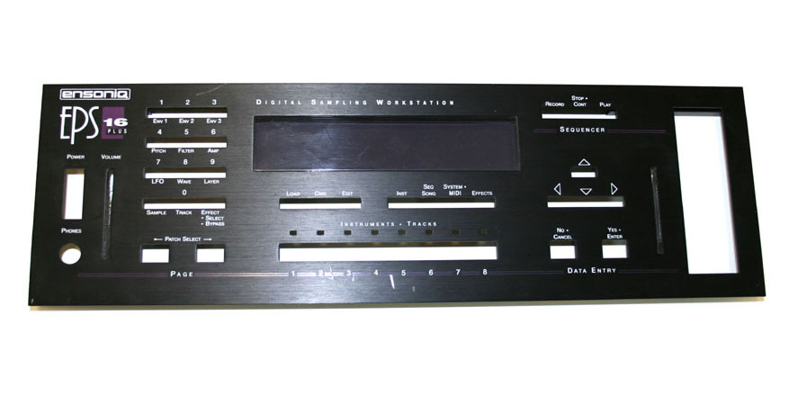 Faceplate with bezel, EPS-16 Plus Rack - Syntaur