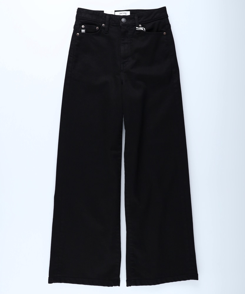 LISA」ワイドパンツ【自宅で試着、返品送料無料】(XS ブラック