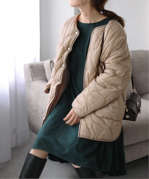 SLOBE IENA（スローブイエナ）の「リバーシブルキルティングブルゾン