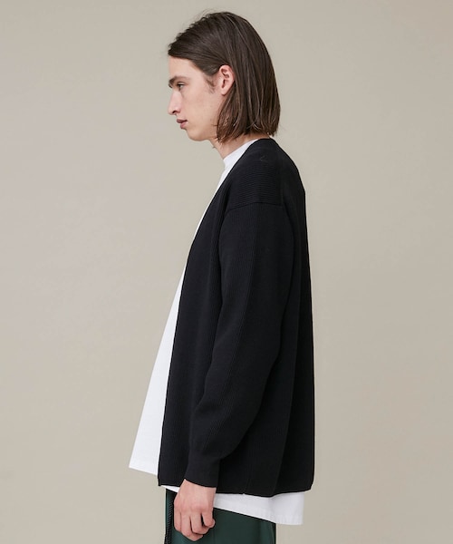 BATONER（バトナー）の「HARD TWIST WOOL NO BUTTON CARDIGAN（）」 - WEAR