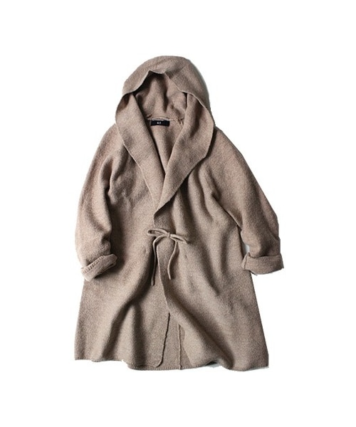 45R（フォーティファイブアール）の「ウールアルパカ縮絨フードコート