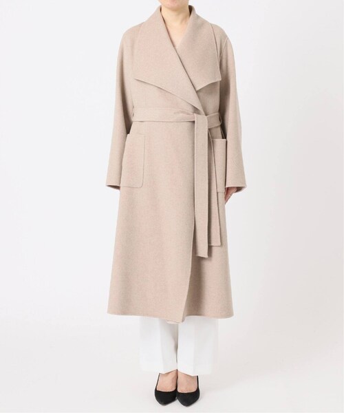 Noble（ノーブル）の「《予約》super160リバードレープカラーコート