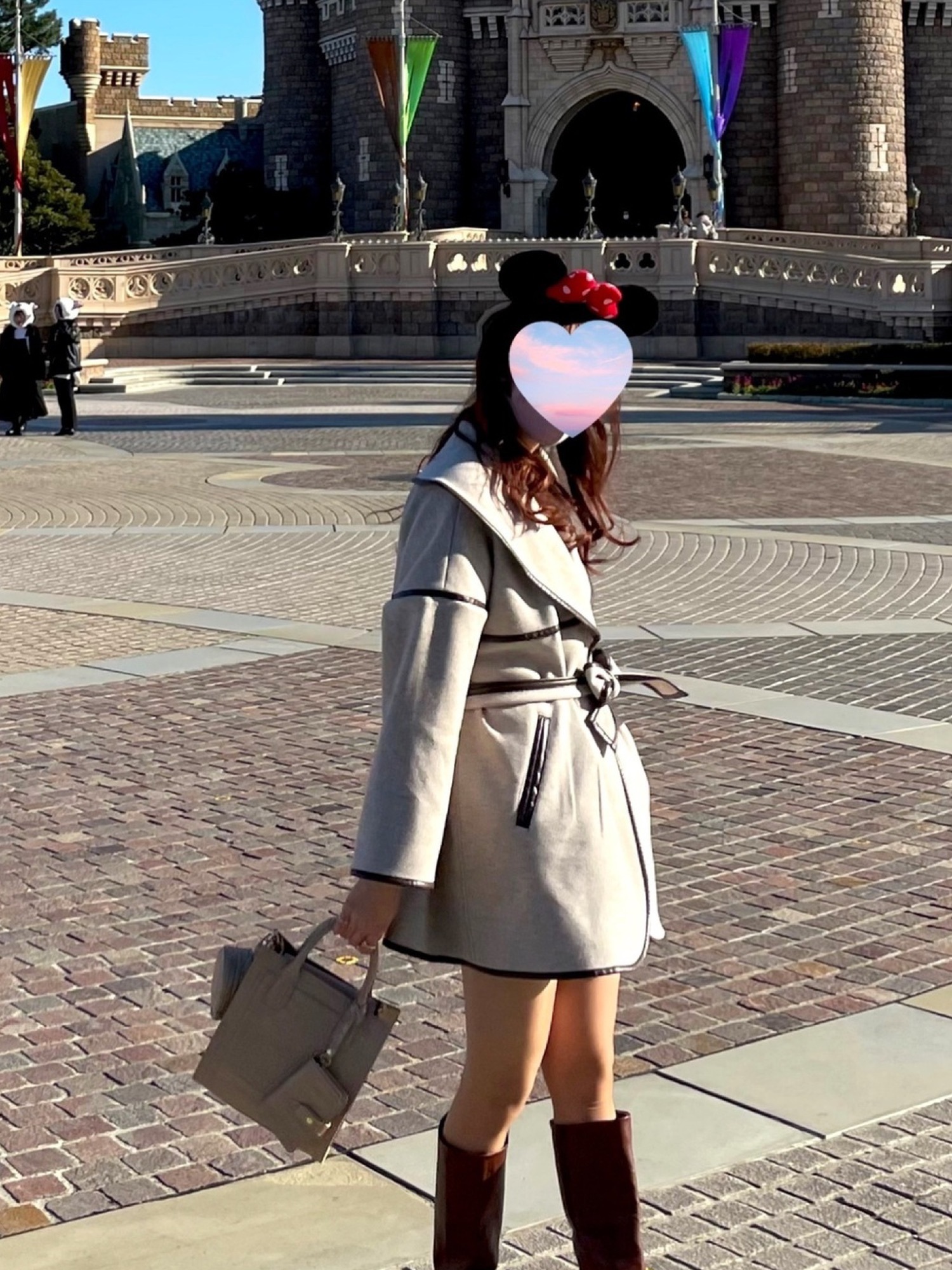 Chico（チコ）の「【Web限定】パイピングミディショールカラーコート