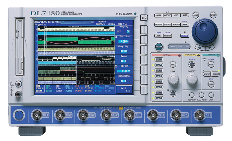 DL7440/DL7480 Digital Oscilloscopes | Yokogawa Test&Measurement