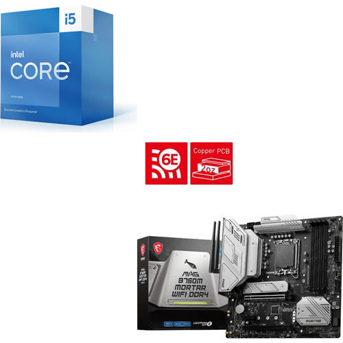 セット商品（intel + MSI） ☆Core i5-13400F + MSI MAG B760M MORTAR