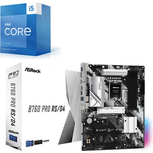 セット商品（intel + ASRock） ☆Core i5-13400F + ASRock B760 Pro RS