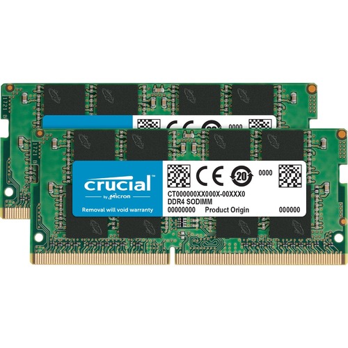 Micron 32GB (2 x 16GB) DDR4 SDRAM Memory Kit - For Notebook - 32