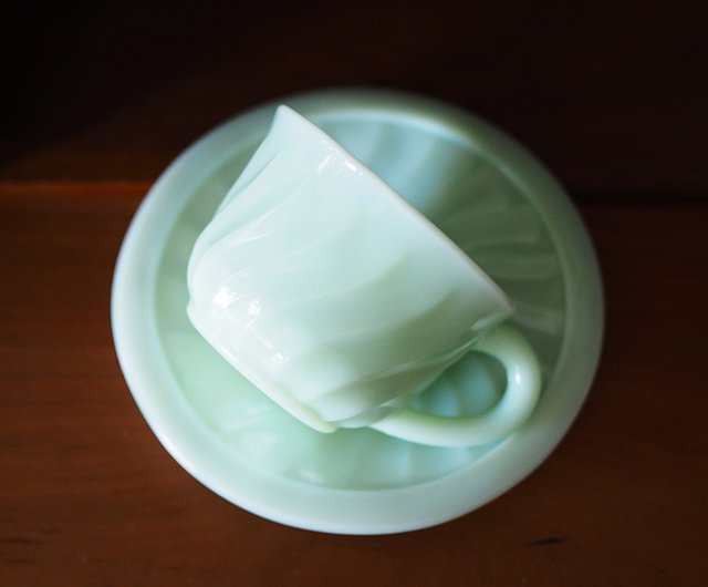 香港 1940～1960年代 フランス製 ヴィンテージ エメラルドグリーン