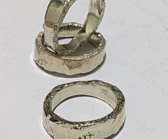 Sv crack ring gift hand | リング・指輪 - Pinkoi