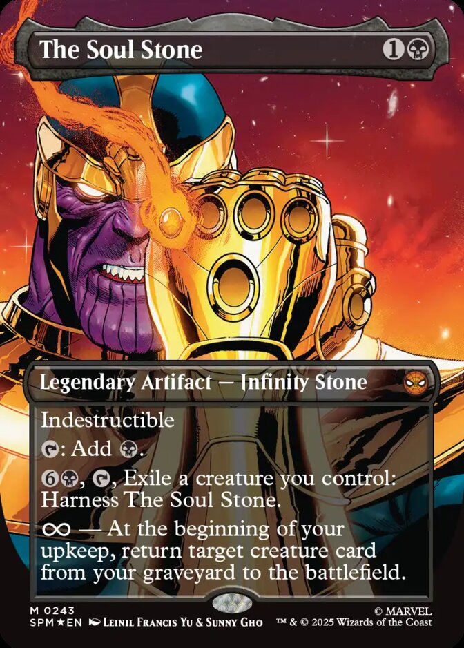The Soul Stone-borderless, Marvel Spider-Man:Foil (SPM) Price History