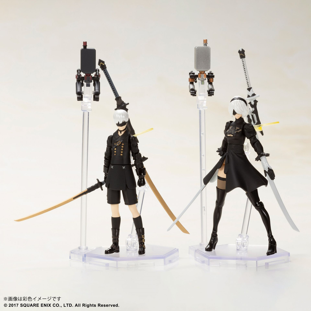 NIER:AUTOMATA PLASTIC MODEL KIT - 2B & 9S | SQUARE ENIX Store