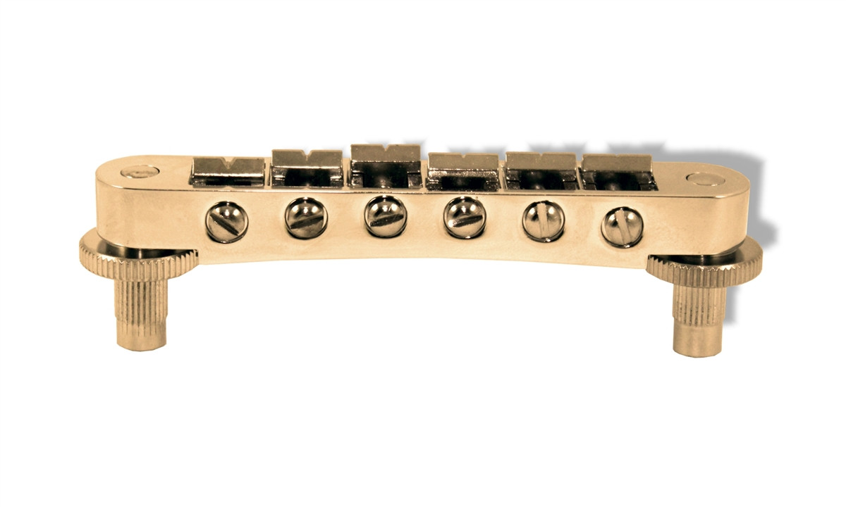 Kluson lp style t.o.m. kluson hardtail bridge gold. 52mm