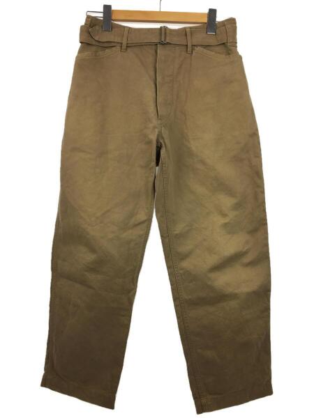 COMOLI(コモリ) / 17AW/コットンリネンベルテッドパンツ/ストレート