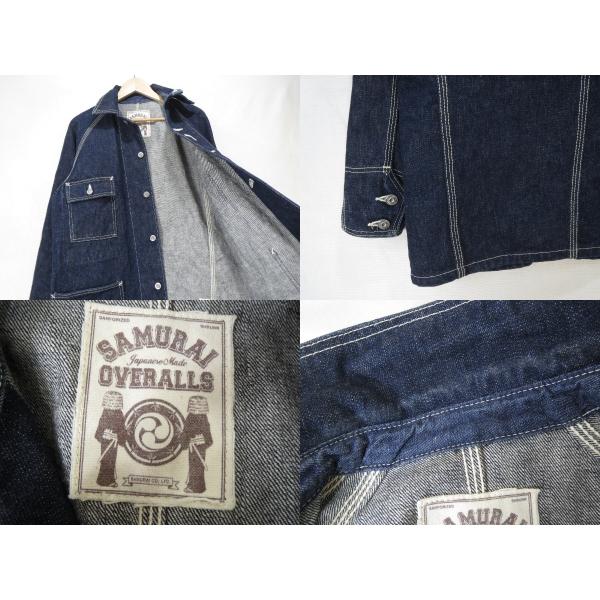 サムライジーンズ デニム カバーオール インディゴ 38 S20CVX SAMURAI