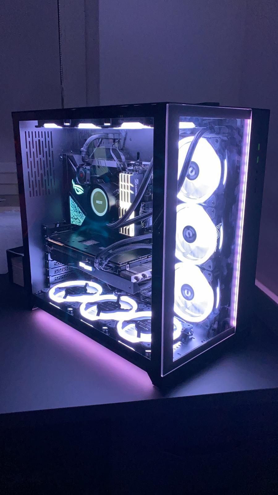 Lian Li PC-O11 Dynamic Razer Edition 5GHz 9 Fan Setup by xFramez