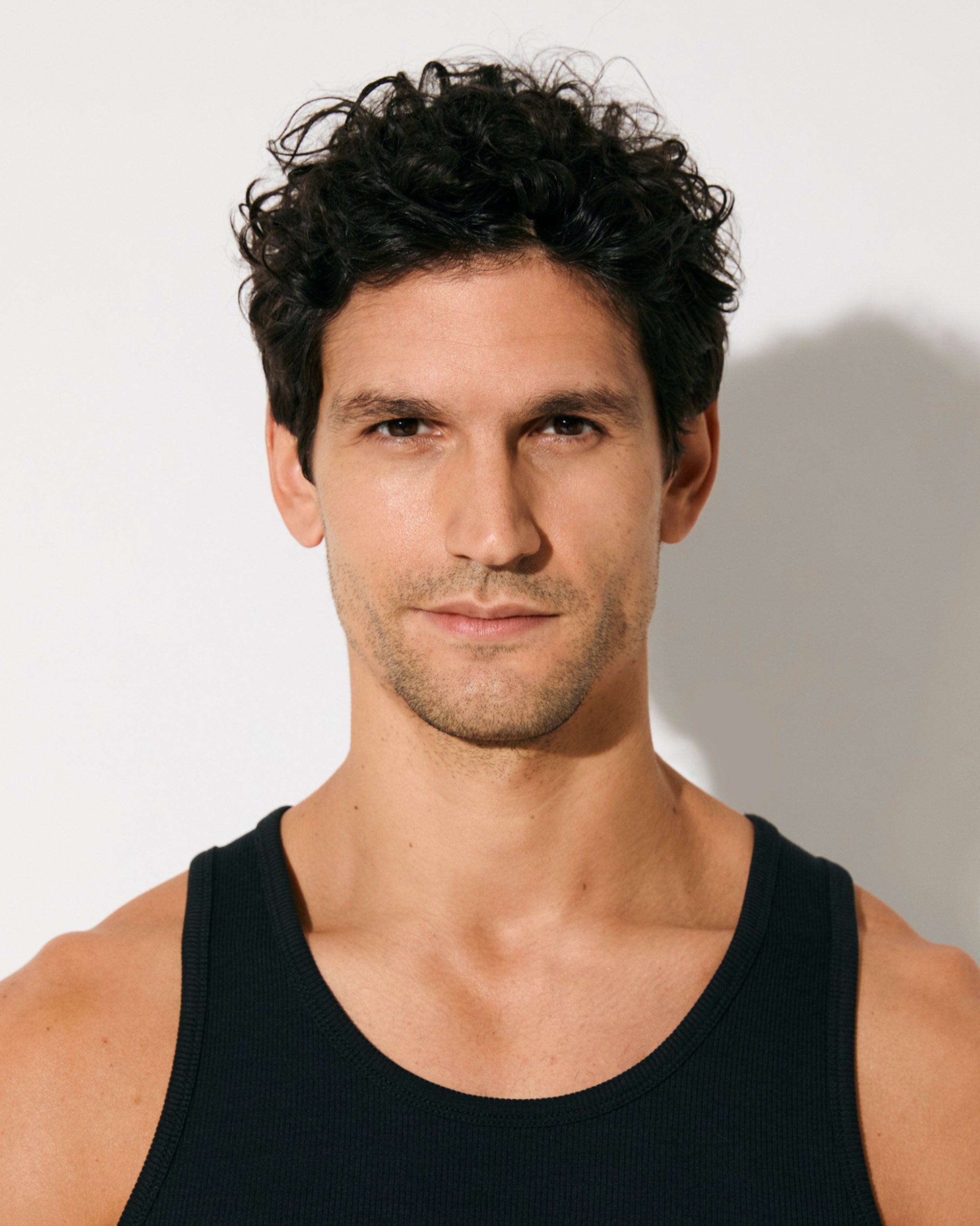 Men's Rib Tank Top in Off-Black | Shop now — CDLP