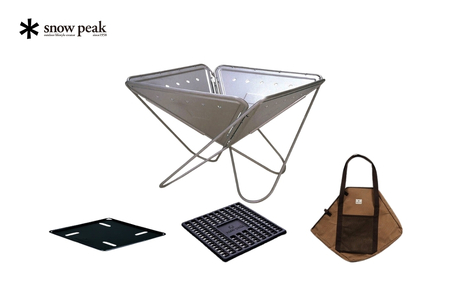 スノーピーク焚き火台 Mスターターセット アウトドア 焚き火 | 新潟県
