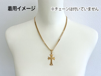 5-216 純金(K24)製 クロスペンダント ALPBK055 | 山梨県南アルプス