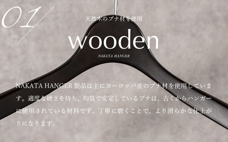 ナカタハンガー】SET-16N/レディスジャケットハンガー5本 | 兵庫県豊岡