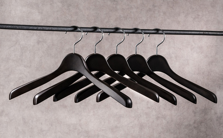 ナカタハンガー】SET-16N/レディスジャケットハンガー5本 | 兵庫県豊岡