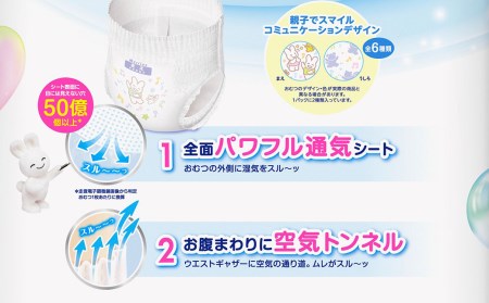 メリーズ ずっと肌さらエアスルー 【パンツタイプ】 Lサイズ（44枚入り