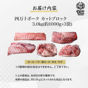 農林水産大臣賞・受賞記念】◇四万十町産◇ブランド豚の3種ブロック