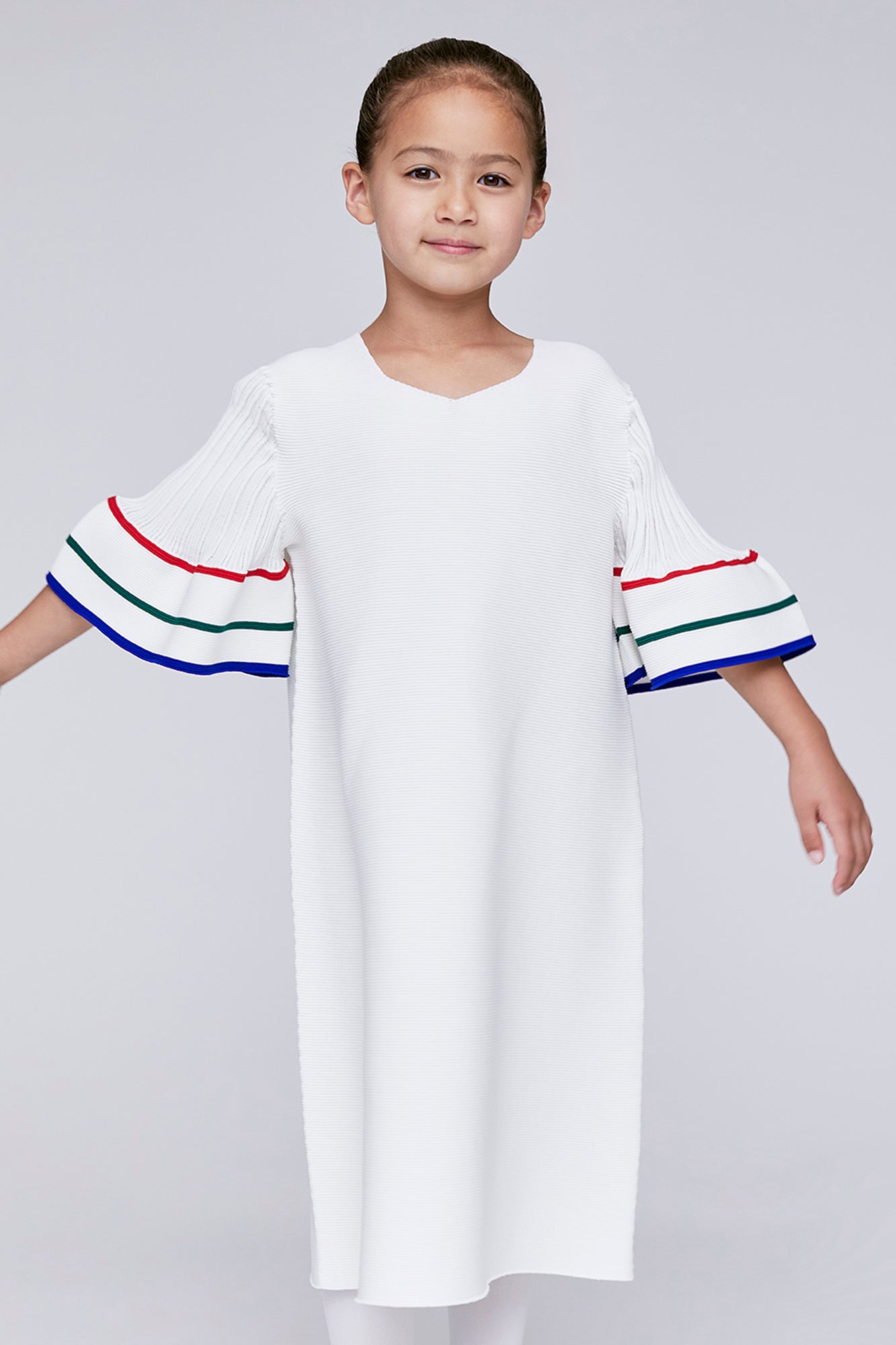 POTTERY KIDS SHORT BELL SLEEVE FLARE DRESS