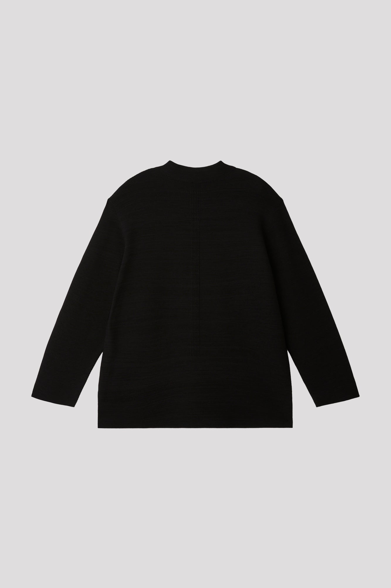 GARTER MOCKNECK LONG SLEEVE TEE SHIRT