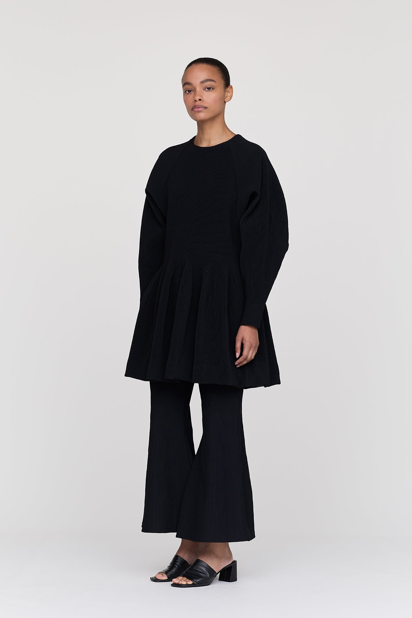 HYPHA PUFF SLEEVE MINI DRESS