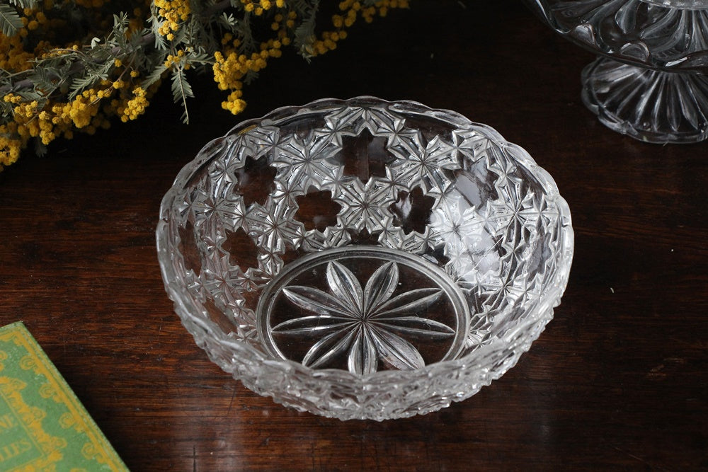 迫力あります!!オールドバカラ セルポンティ―ヌ 大型ボウル ガラス 蛇