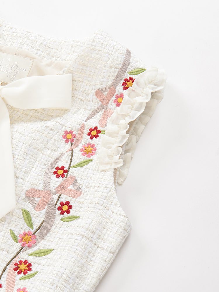 ツイード刺繍ワンピース |【公式】Chestyオンラインショップ