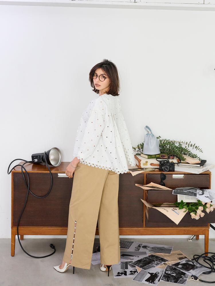 Cabbage フラワーパターン刺繍トップス |【公式】Chestyオンラインショップ