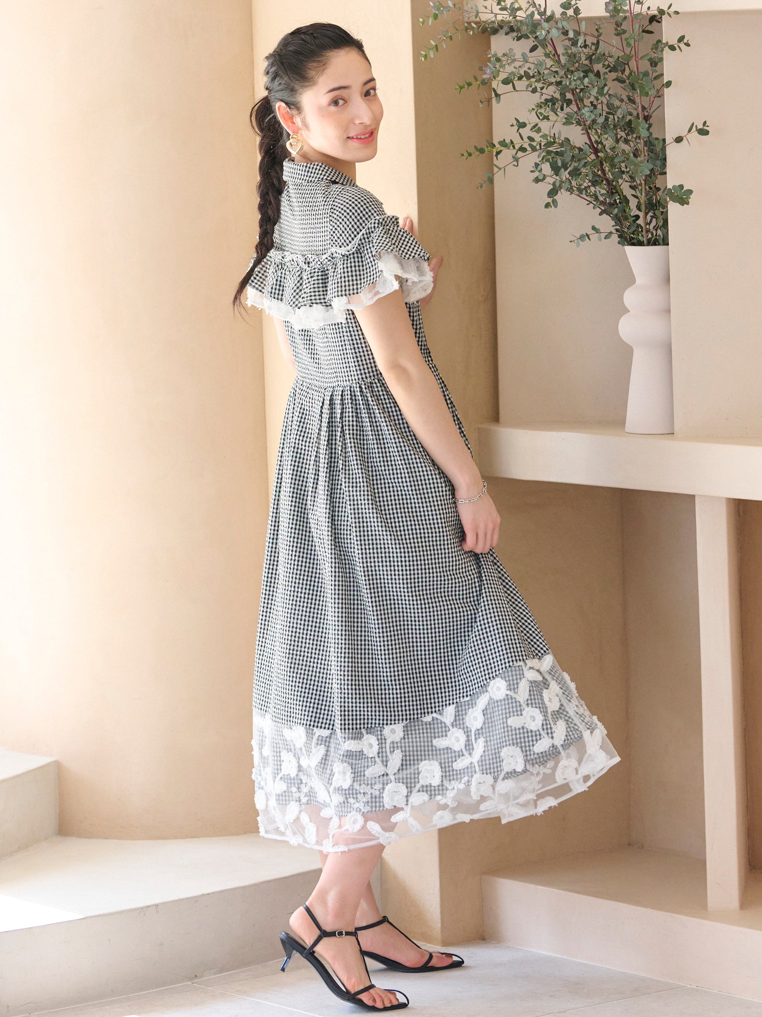 チェック×レースワンピース |【公式】Chestyオンラインショップ