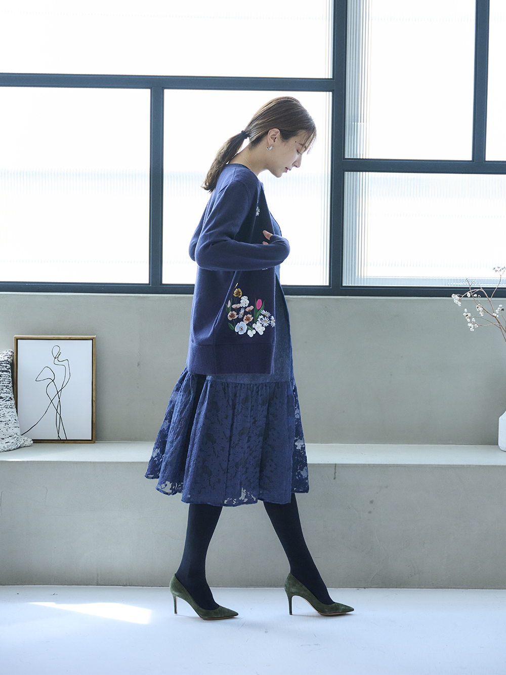 エンブロイダリーカーディガン｜【公式】Chestyオンラインショップ