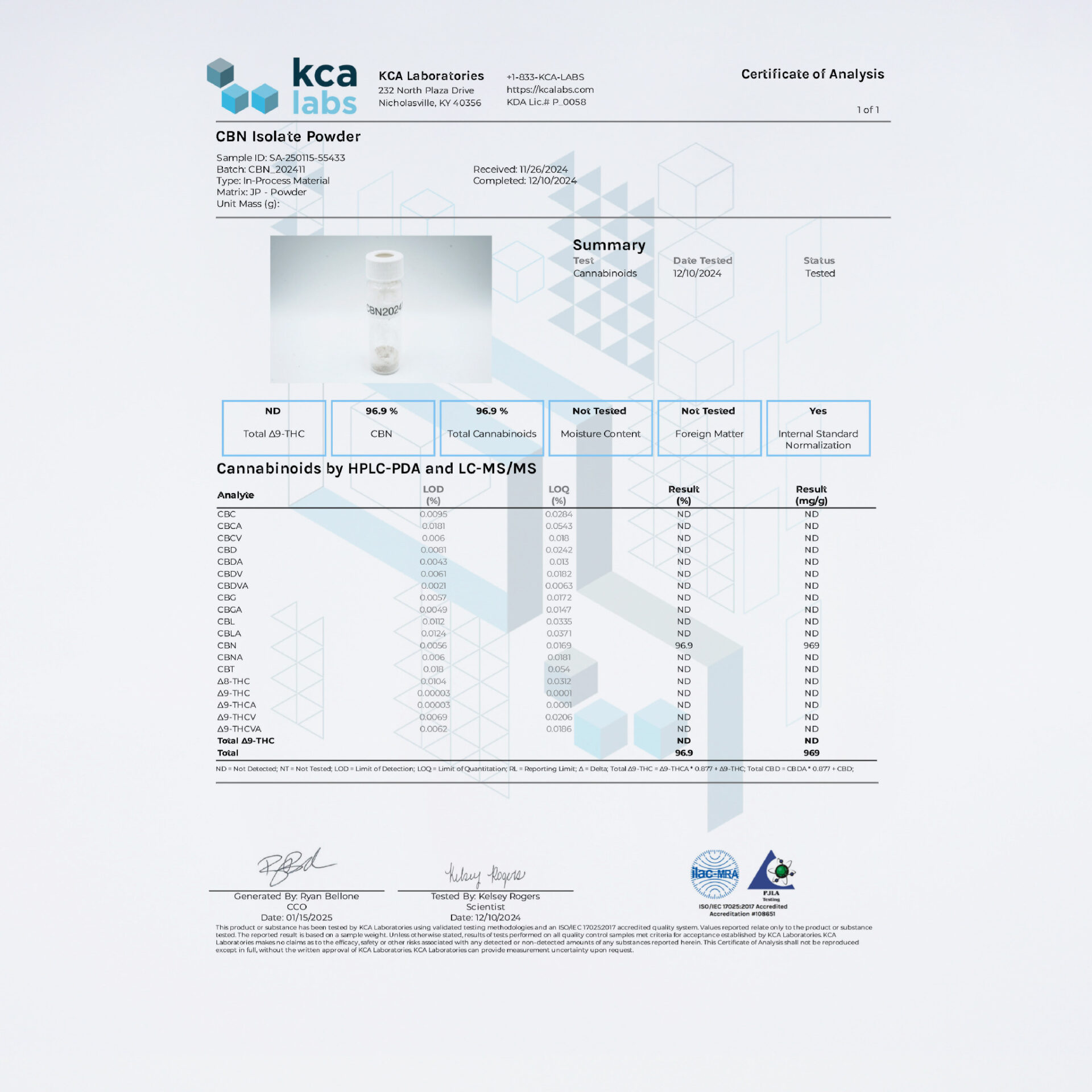 CHILLAXY CBD | 【新基準対応】原料 CBNアイソレート
