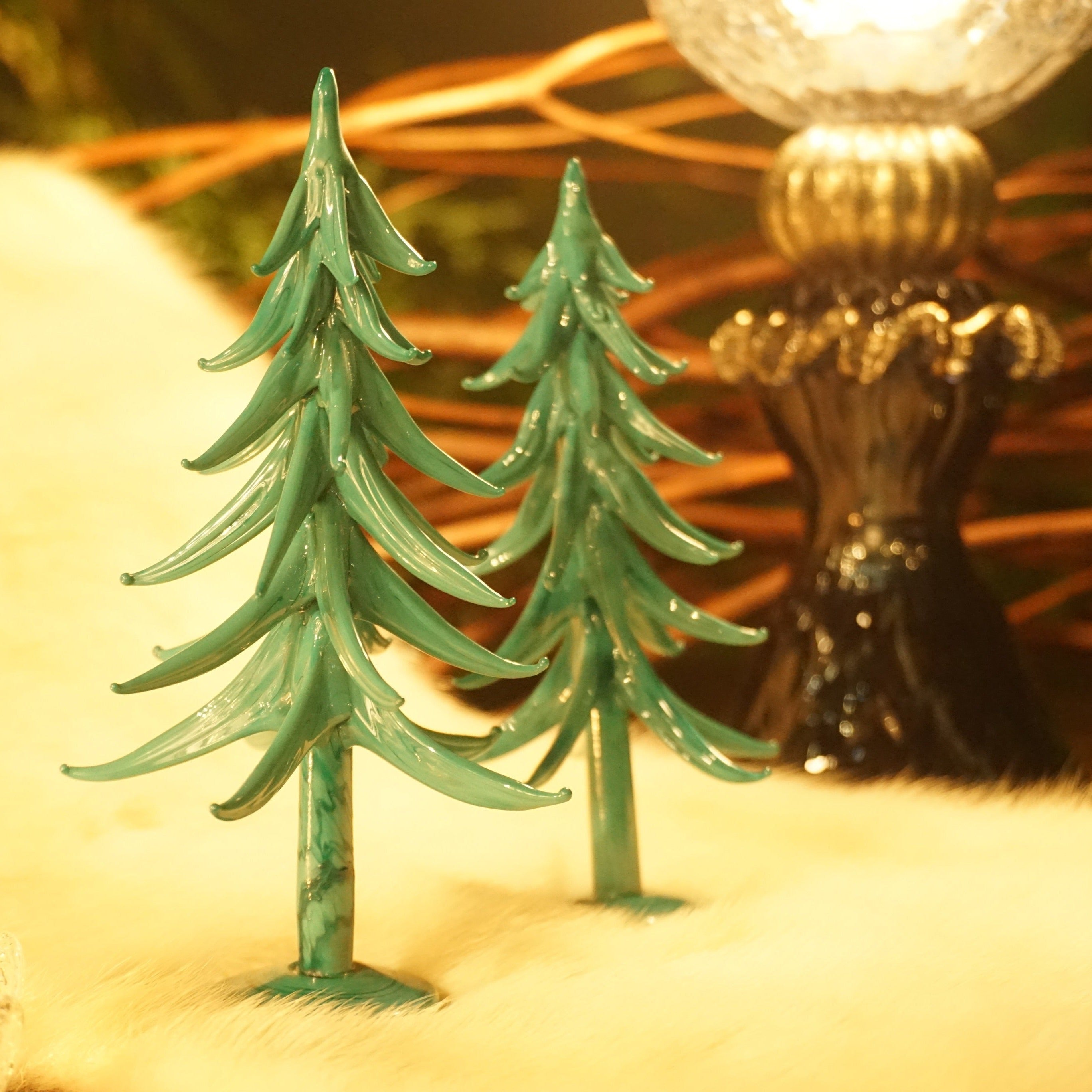 ムラーノガラス（ベネチアングラス）〈オブジェ／置物〉クリスマス