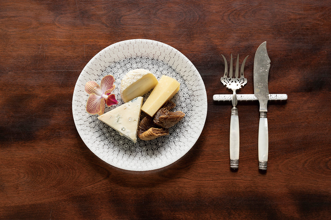 ムラーノガラス（ベネチアングラス）／Ercole Moretti 皿「ブーケ