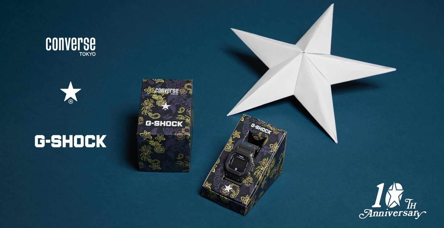 G-SHOCK】【10TH ANNIVERSARY LIMITED】別注 DW-5600｜CONVERSE TOKYO