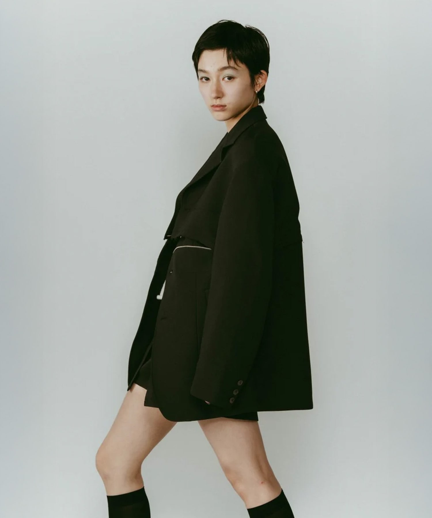 custom dad jacket(S BLACK): Knuth Marf: WOMENS｜CONZ ONLINE STORE