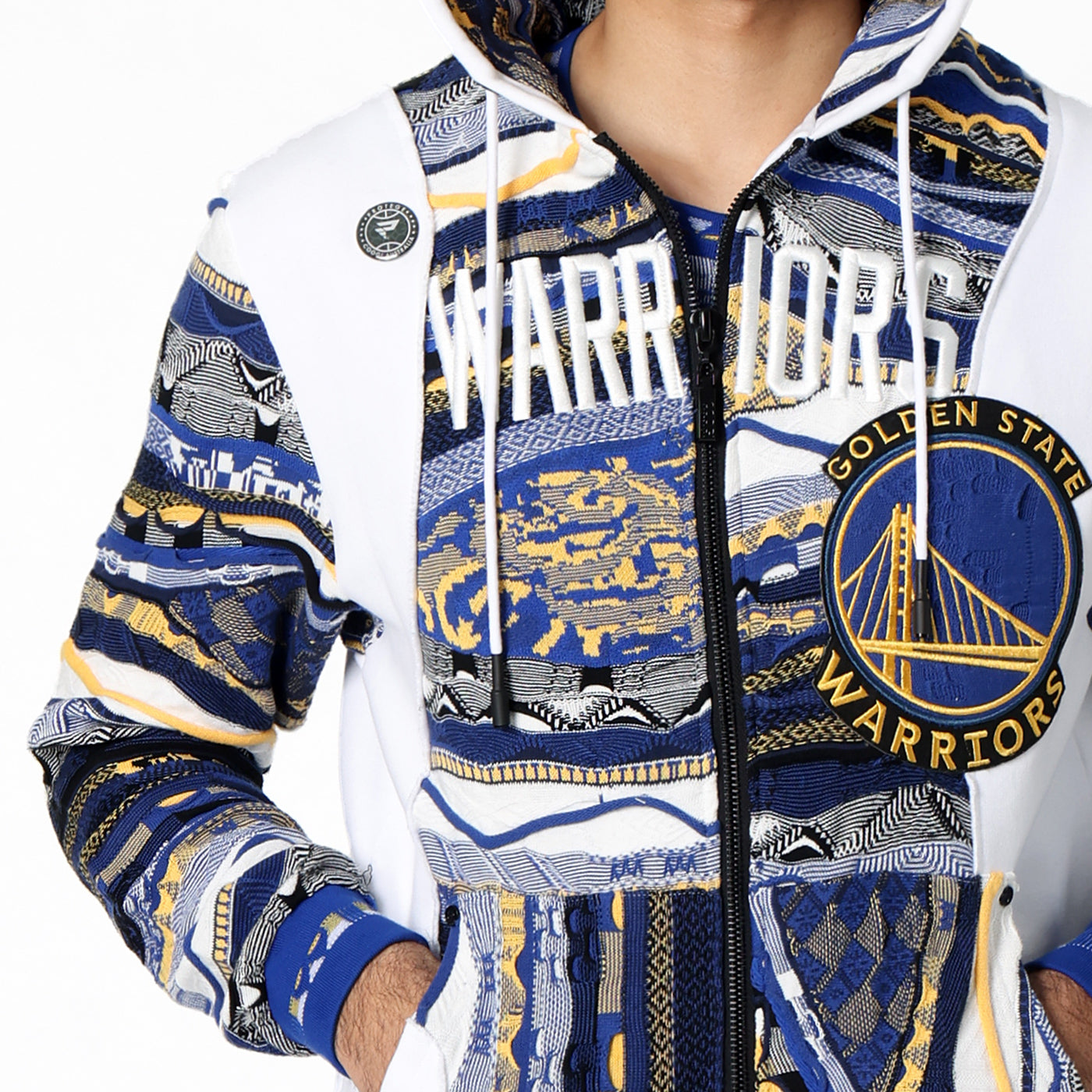 New - COOGI X NBA X Protege - Golden State Warriors Full Zip Hoody