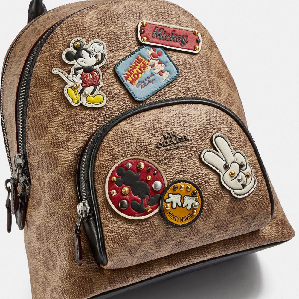 COACH® | Disney X Coach Carrie Backpack 23 In Signature Canvas