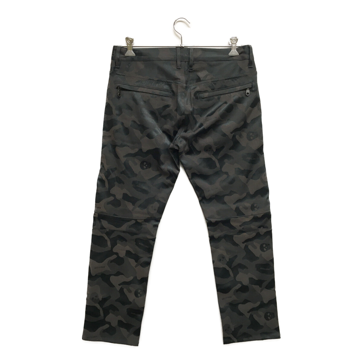 美品 定番 人気 MARK&LONA ロゴ カモフラ ロングパンツ M ブラウン