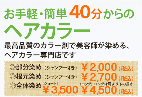 ヘアカラーCoCo