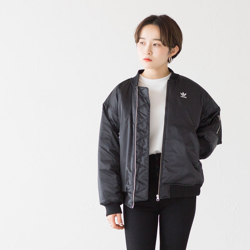 30%OFF】 アディダス オリジナルス レディース ロング ボンバー