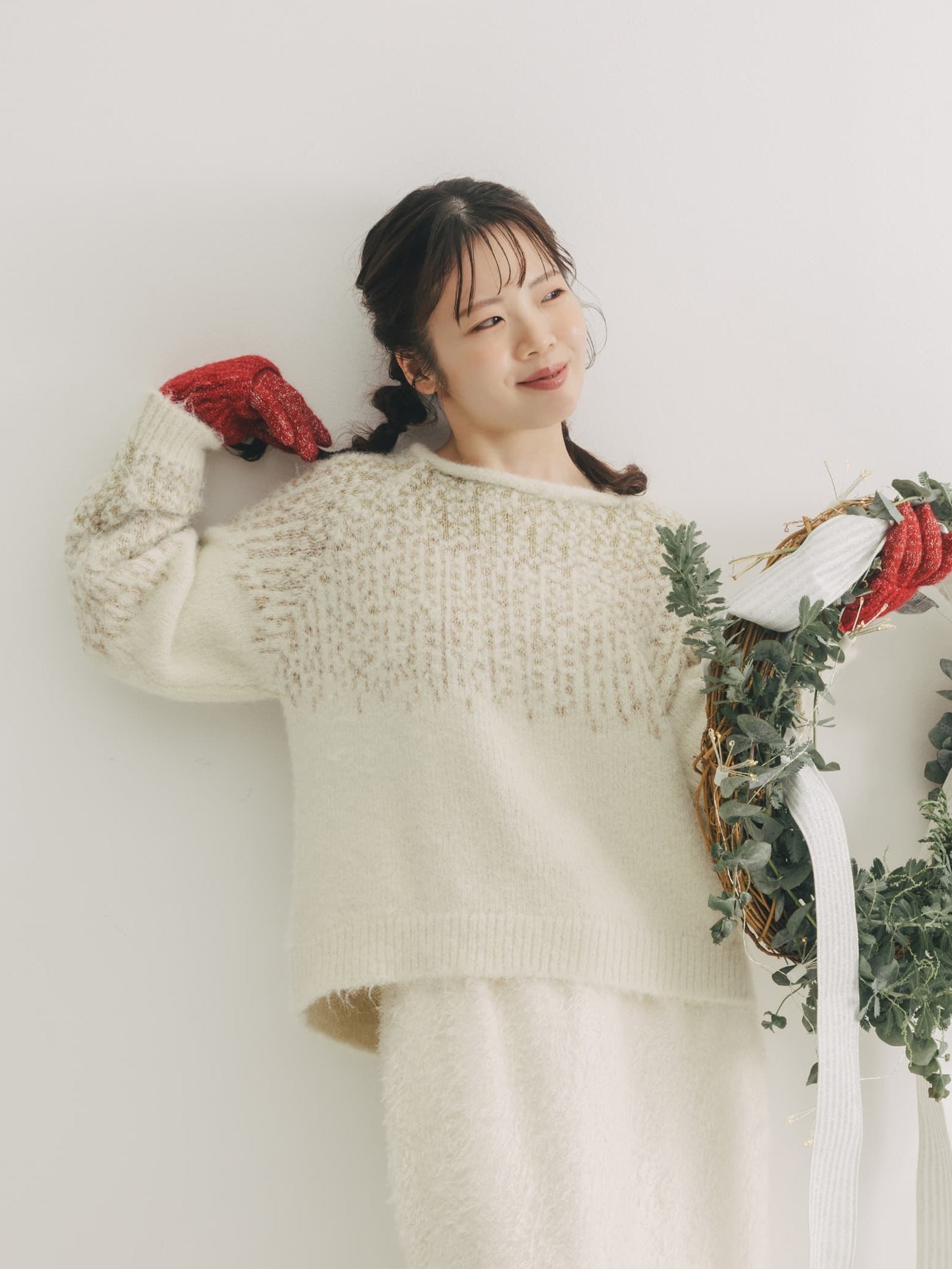 YUNA SANTA】イルミネーションニット | 小柄・低身長女性向け