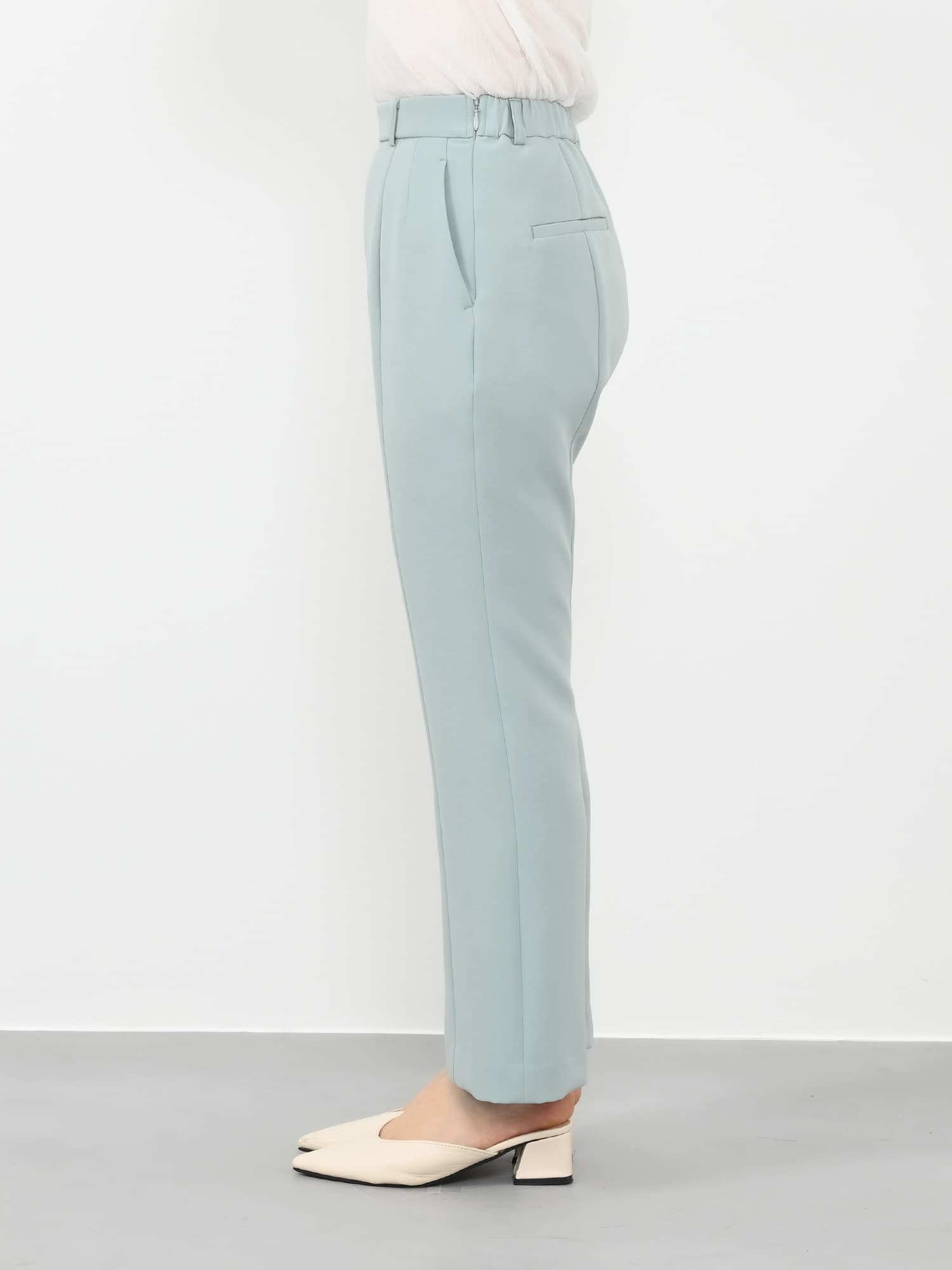 2wayスリムフレアパンツ-short & regular | 小柄・低身長女性向け